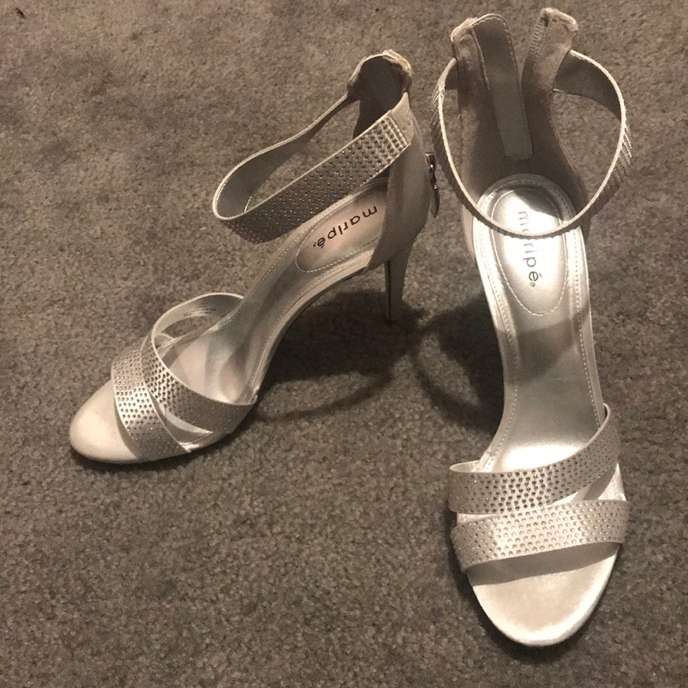Silver heels